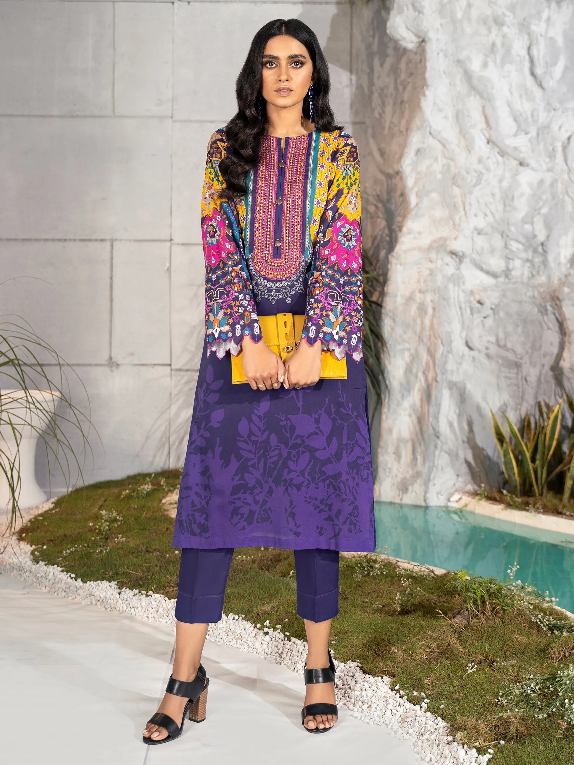 2 Piece Embroidered Lawn Suit