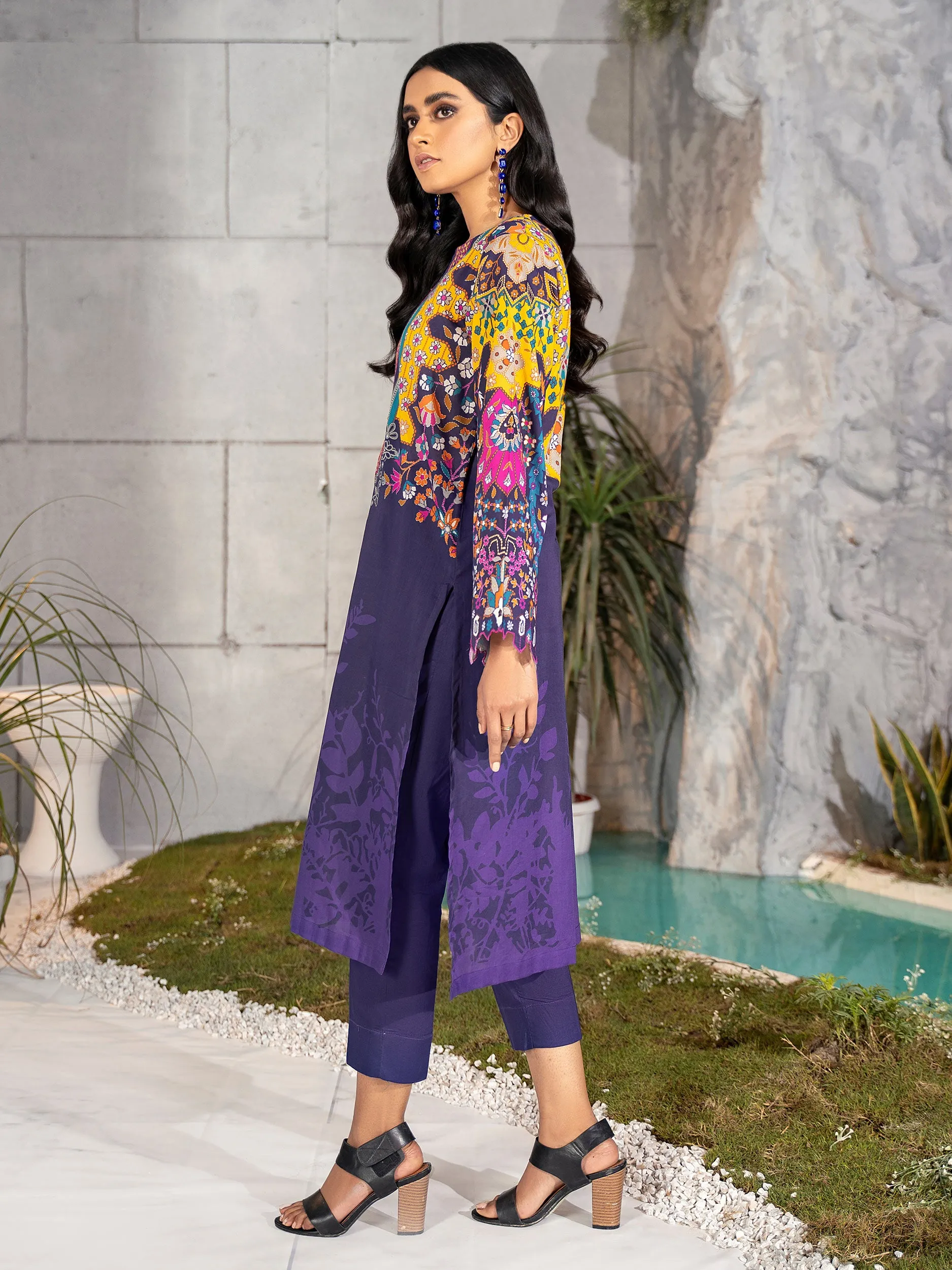 2 Piece Embroidered Lawn Suit