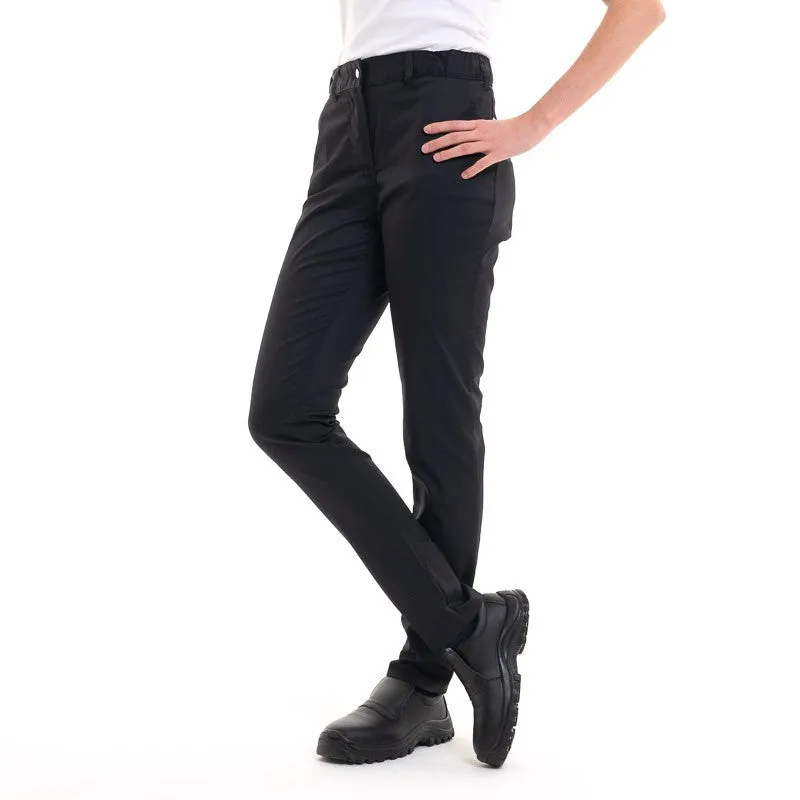 Adelie Women's Black Kitchen Pants - ROBUR