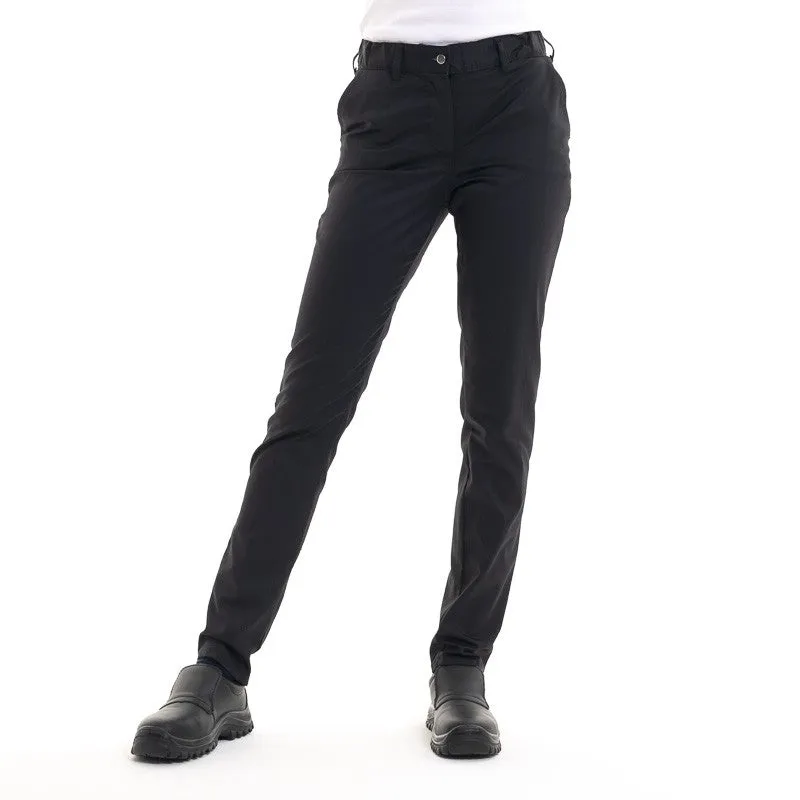 Adelie Women's Black Kitchen Pants - ROBUR