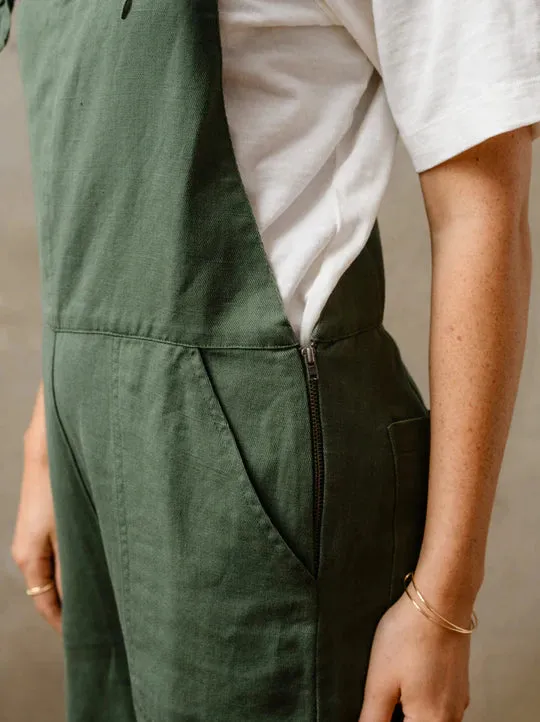 All Day Jumpsuit in Olive Green