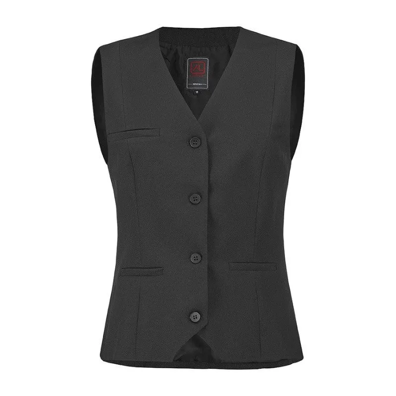 Americano Black Women's Work Vest - LAFONT SERVICE