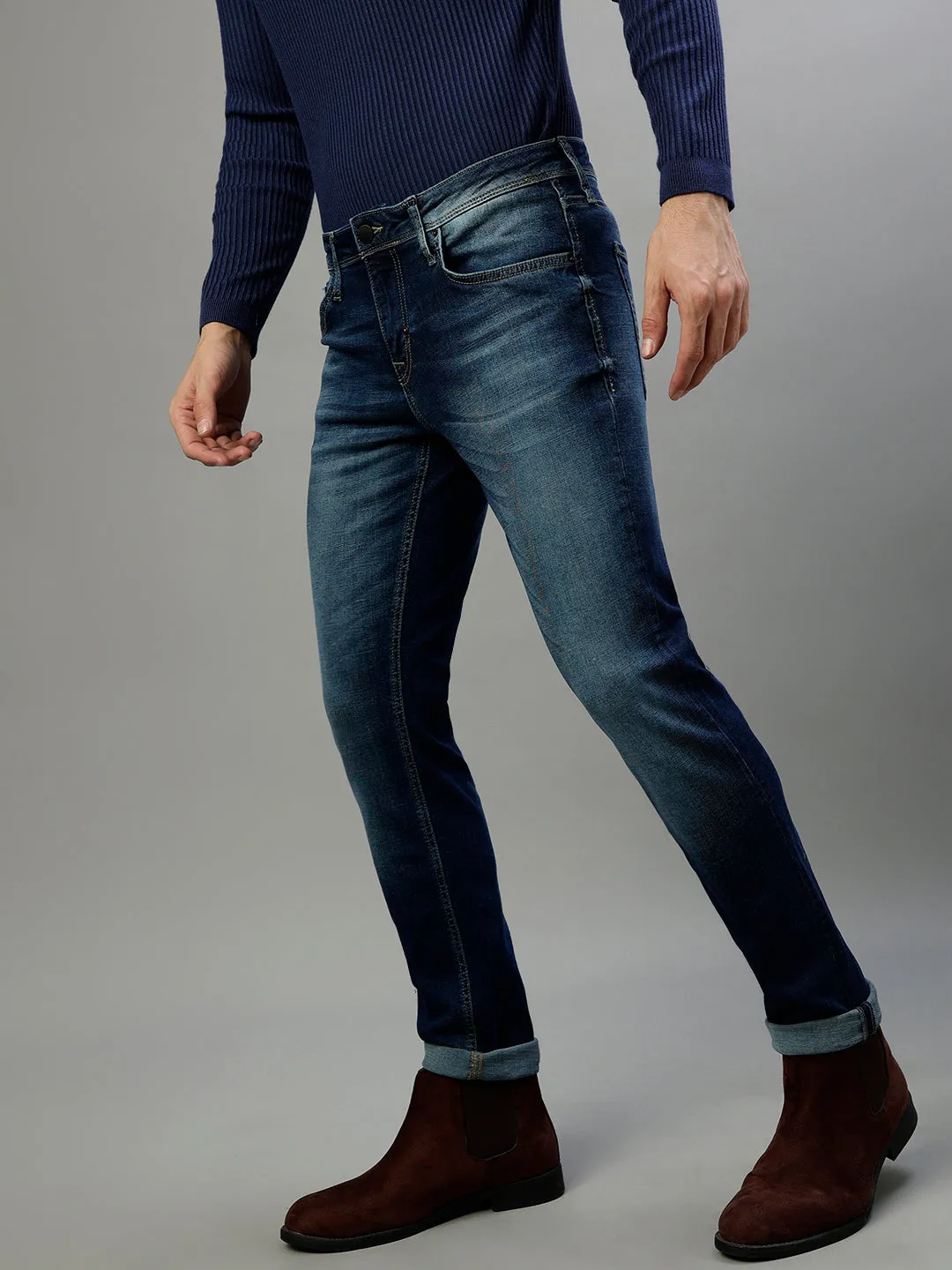 Antony Morato Men Solid Slim Fit Jeans