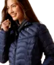 Ariat® Women's Navy Ideal Zip Front Genuine Down Coat