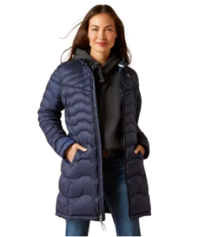 Ariat® Women's Navy Ideal Zip Front Genuine Down Coat