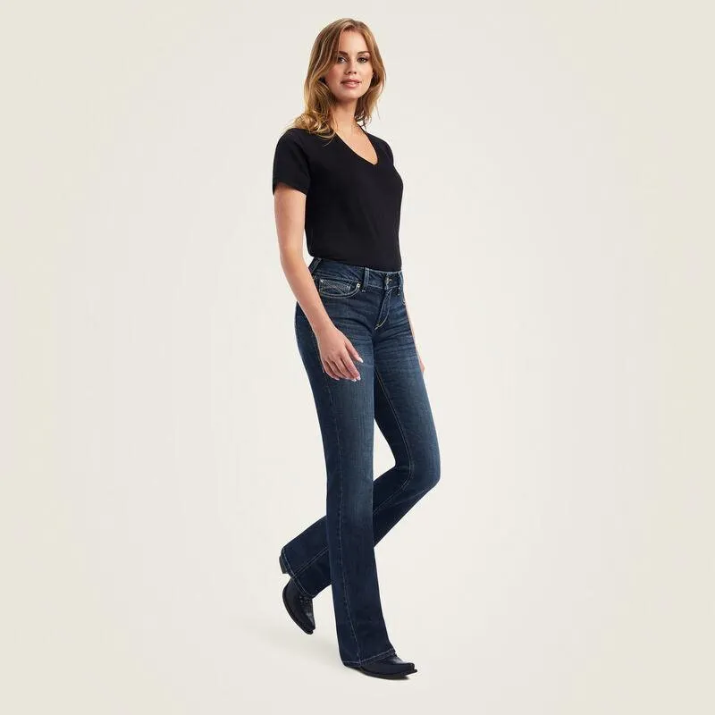 Ariat Women's REAL Perfect Rise Estella Boot Cut Jean 10042181