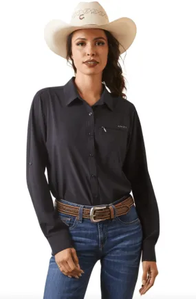 Ariat Women's VentTEK Stretch Black Long Sleeve Shirt 10043494