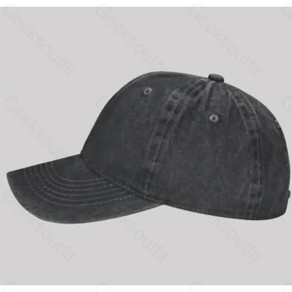 Arrive Raise Hell Leave Washed Vintage Baseball Cap