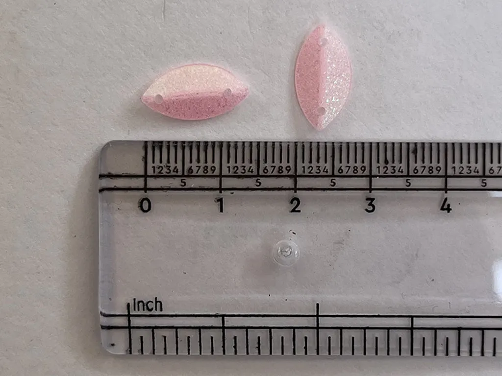 Baby Pink 2 Hole Boat Shaped Sequins(Wholesale)