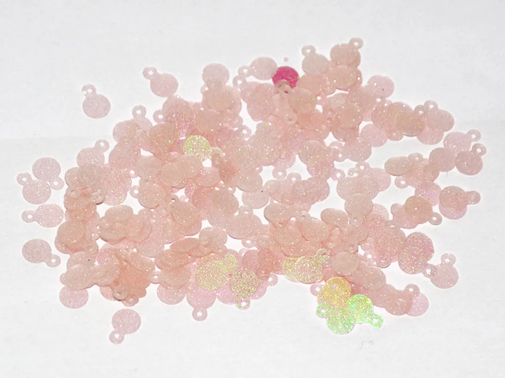 Baby Pink Single Hole Round Sequins(Wholesale)