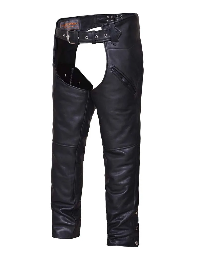 Basic Cowhide Leather Chaps