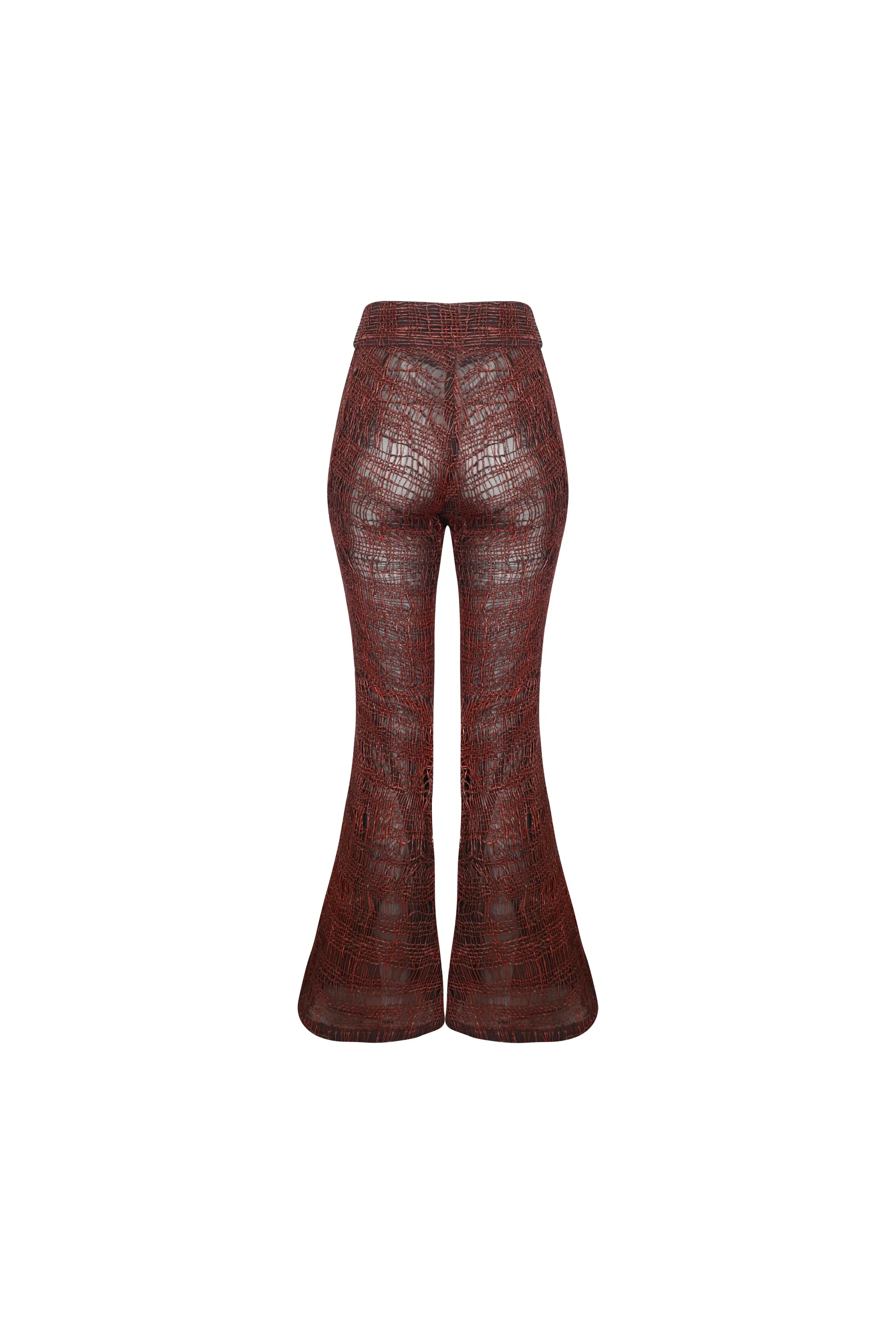 BELLATRIX PANTS RED-WAXED