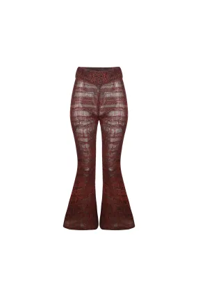 BELLATRIX PANTS RED-WAXED