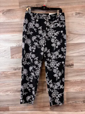 Black & White Pants Cropped Ann Taylor, Size 2