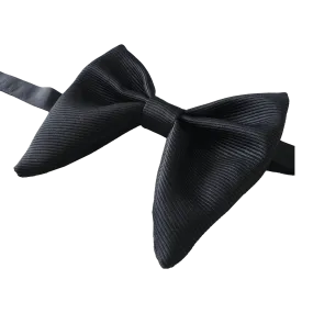 Black Grosgrain Bow Tie