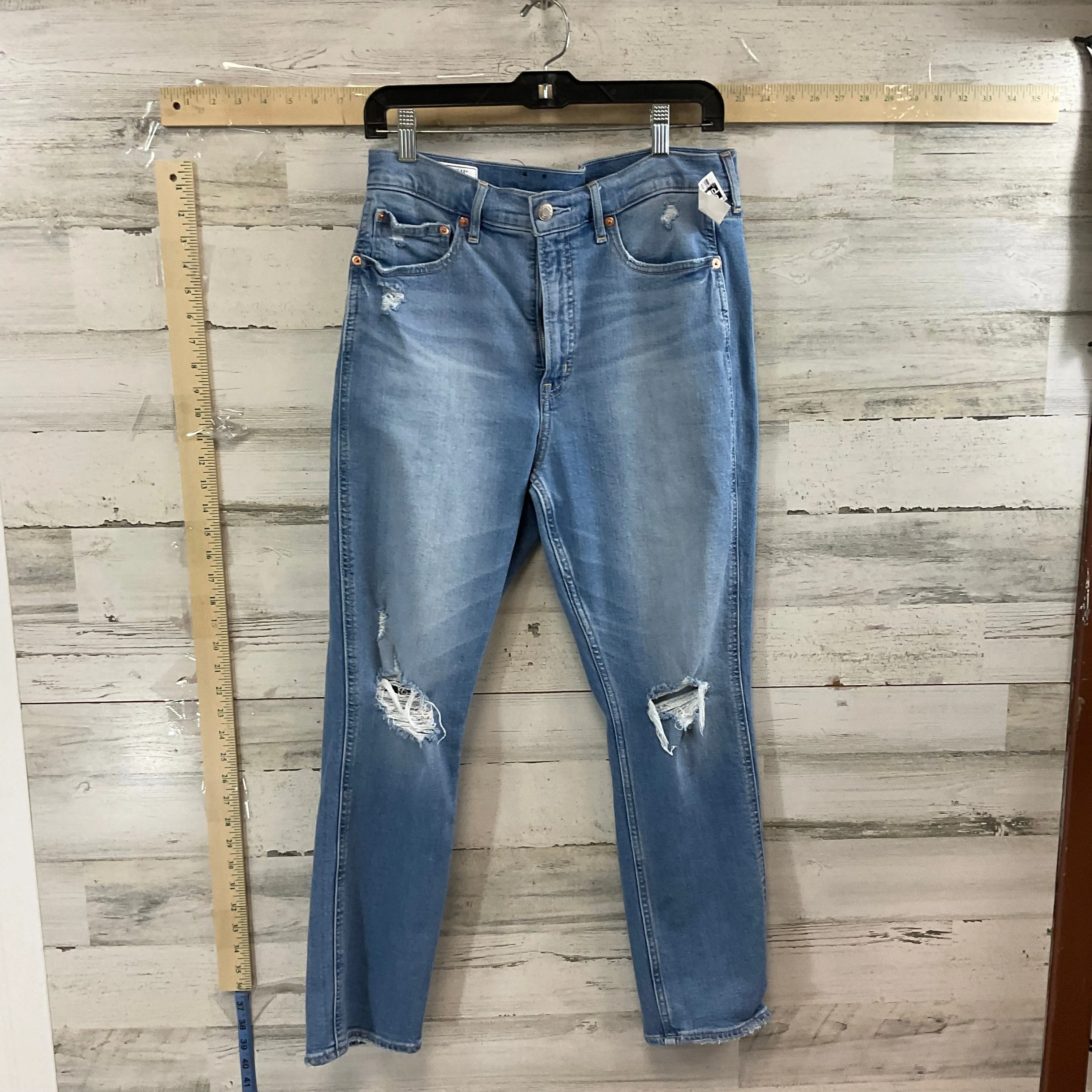 Blue Denim Jeans Straight Gap, Size 12