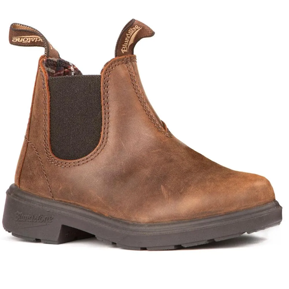 Blundstone Kid's 1468 Antique Brown Leather