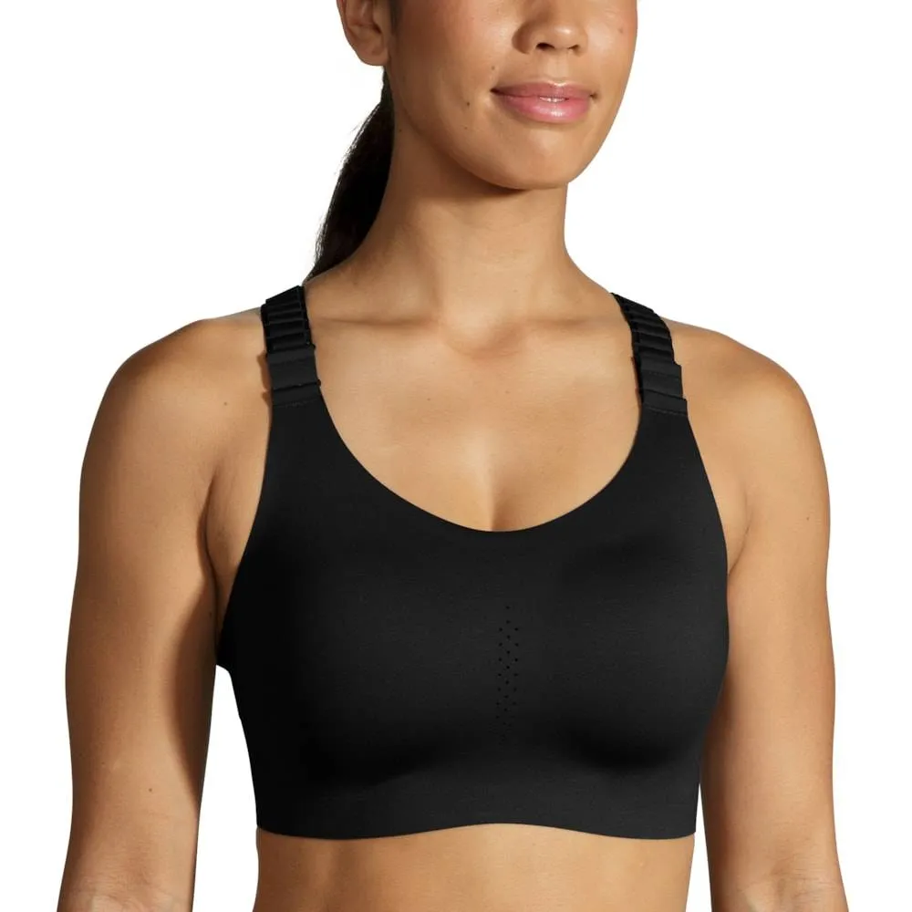 Brooks Racerback Run Bra 2.0 (Womens) - Black