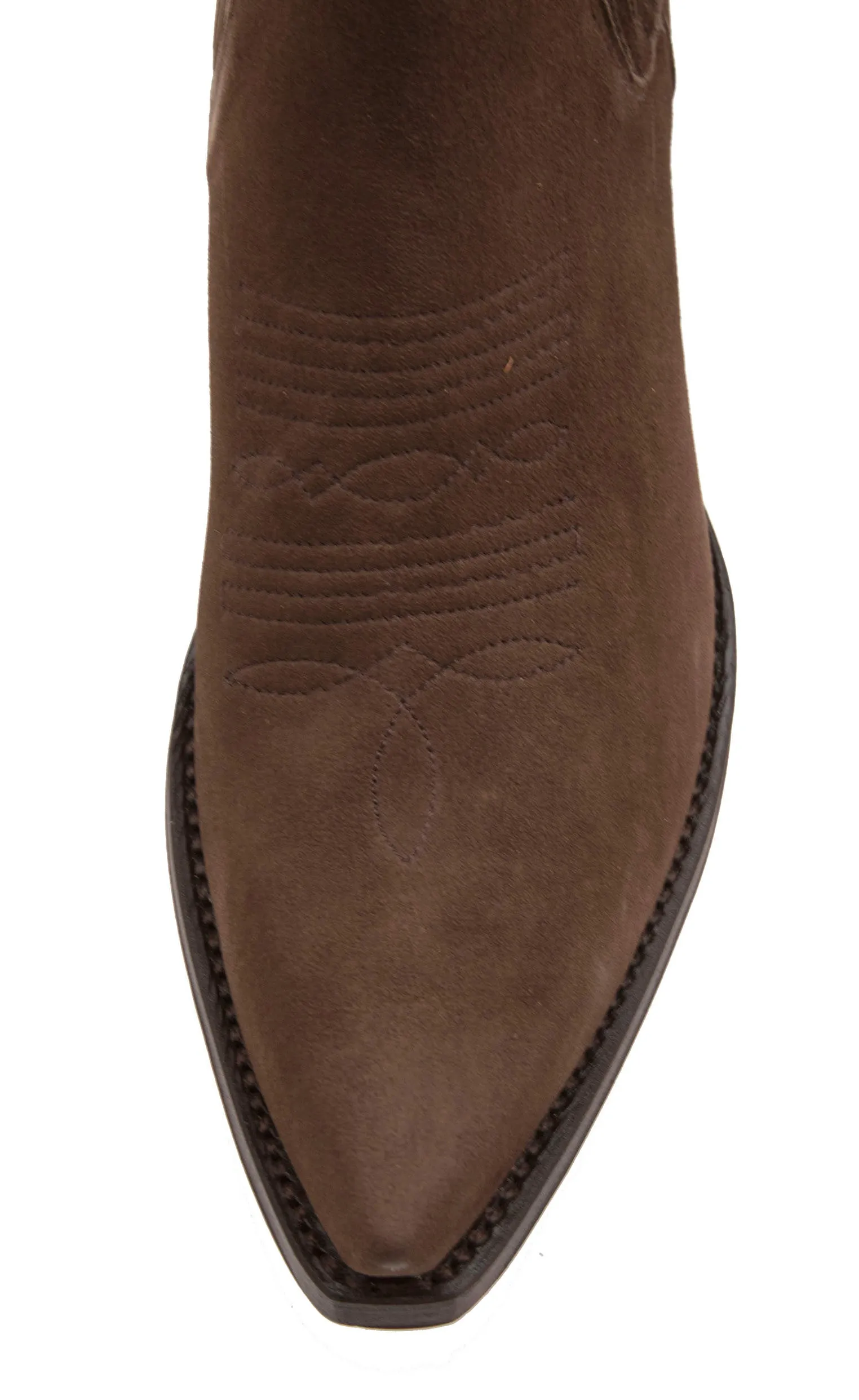 Brown Suede Ankle Boot