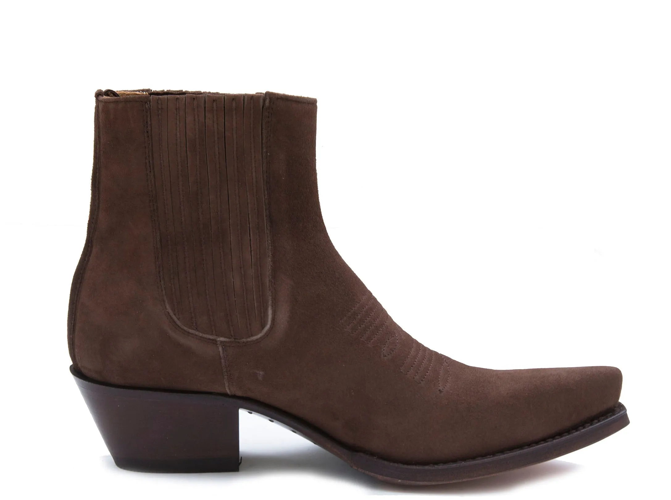 Brown Suede Ankle Boot