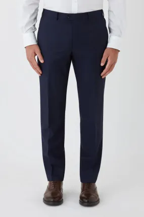 Cambridge - Pure Wool Interceptor Suit Pant - Navy