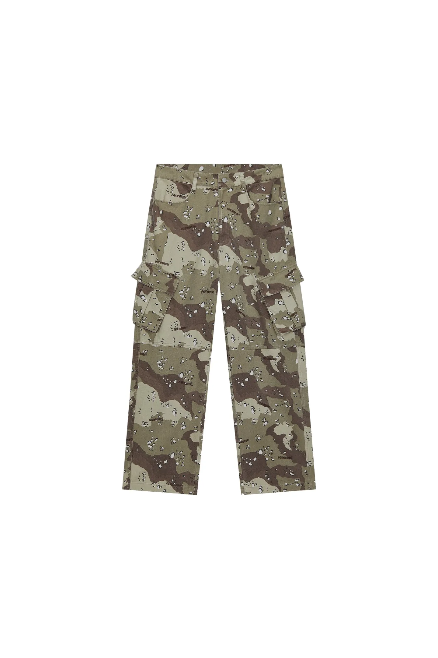 Camouflage Embroidered Work Pants