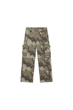 Camouflage Embroidered Work Pants