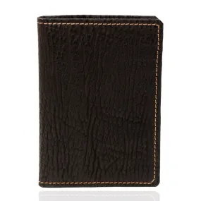 Card Case in Brown Shark