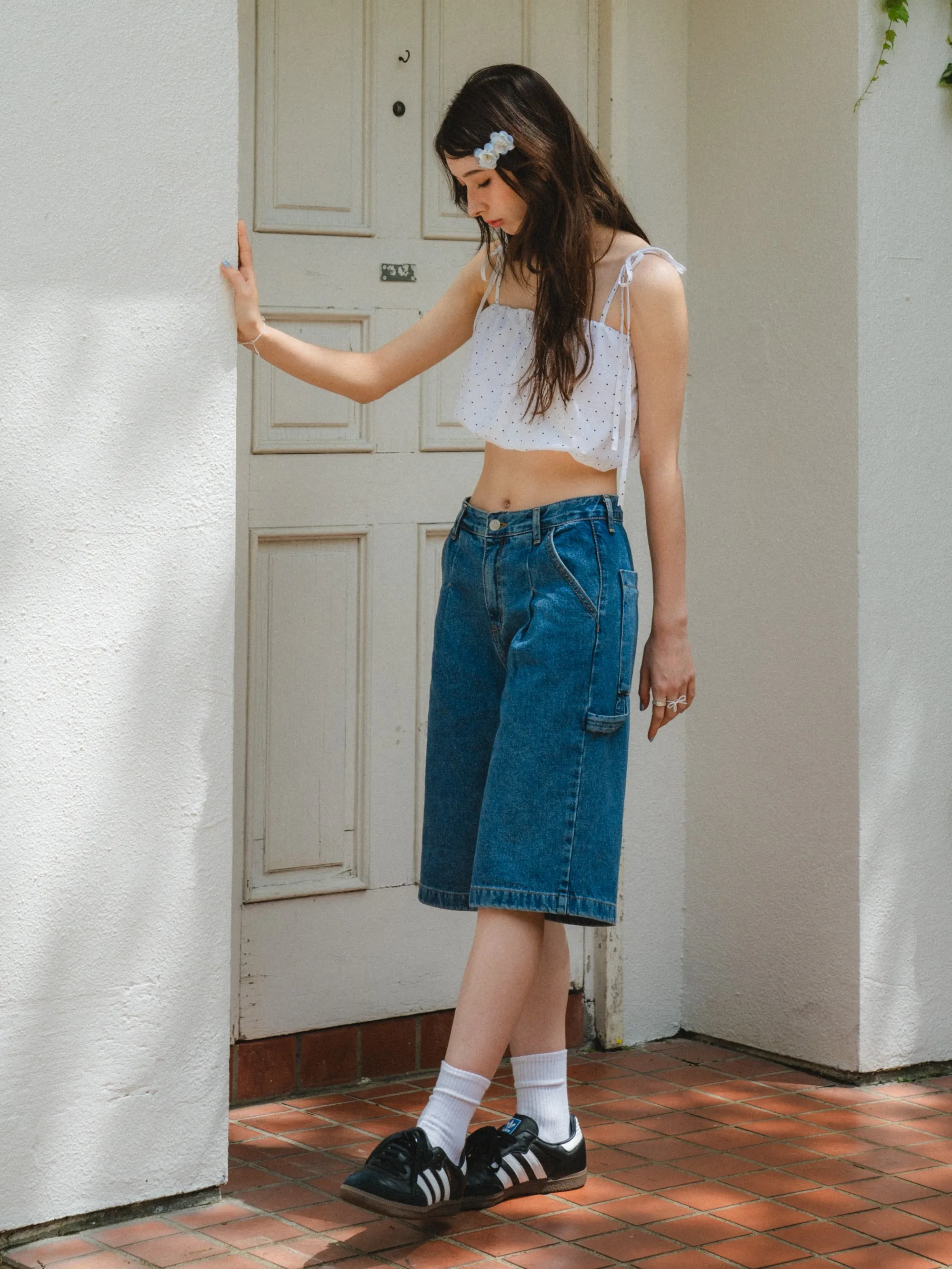 Casual Half Denim Pants