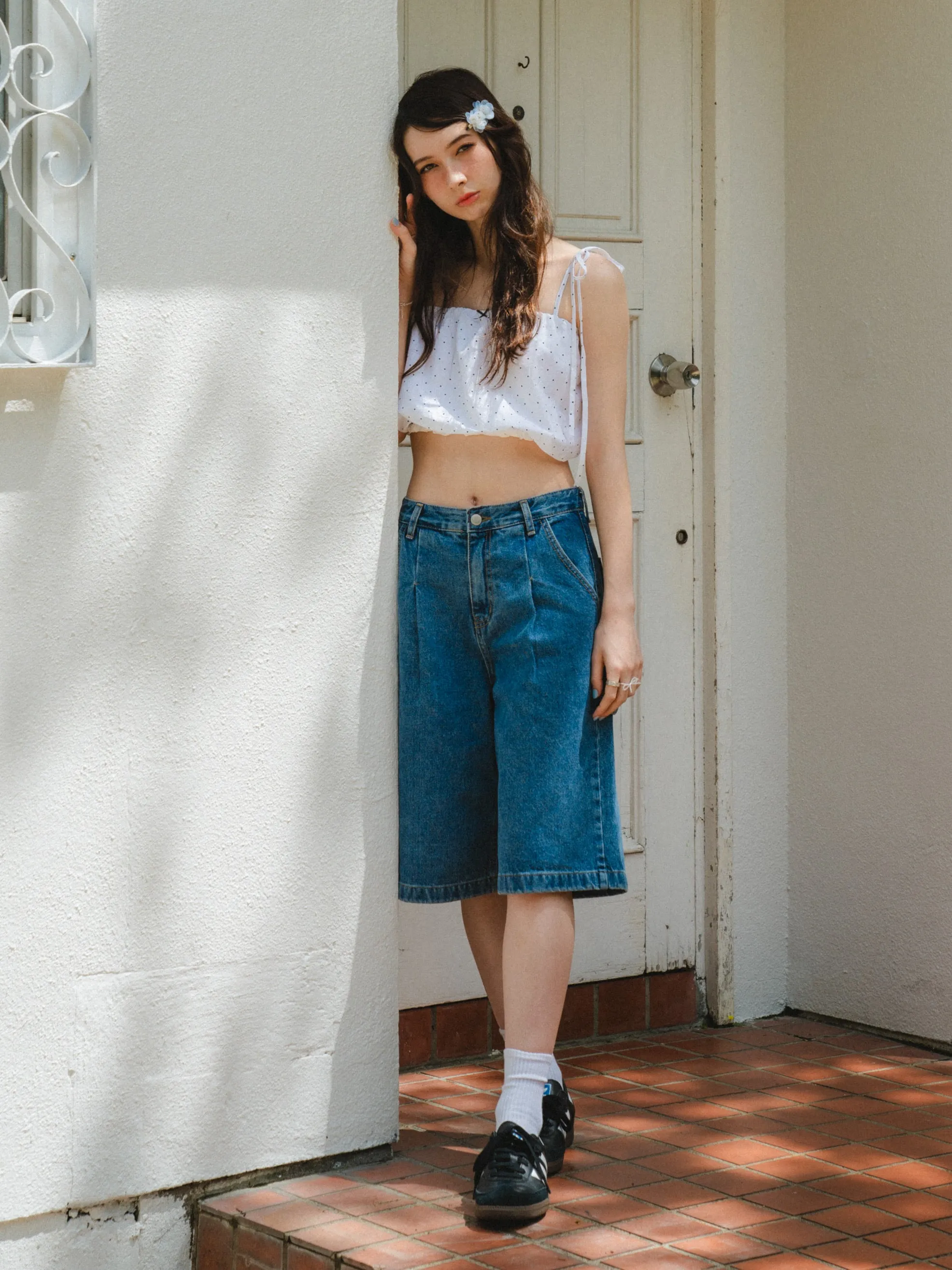 Casual Half Denim Pants