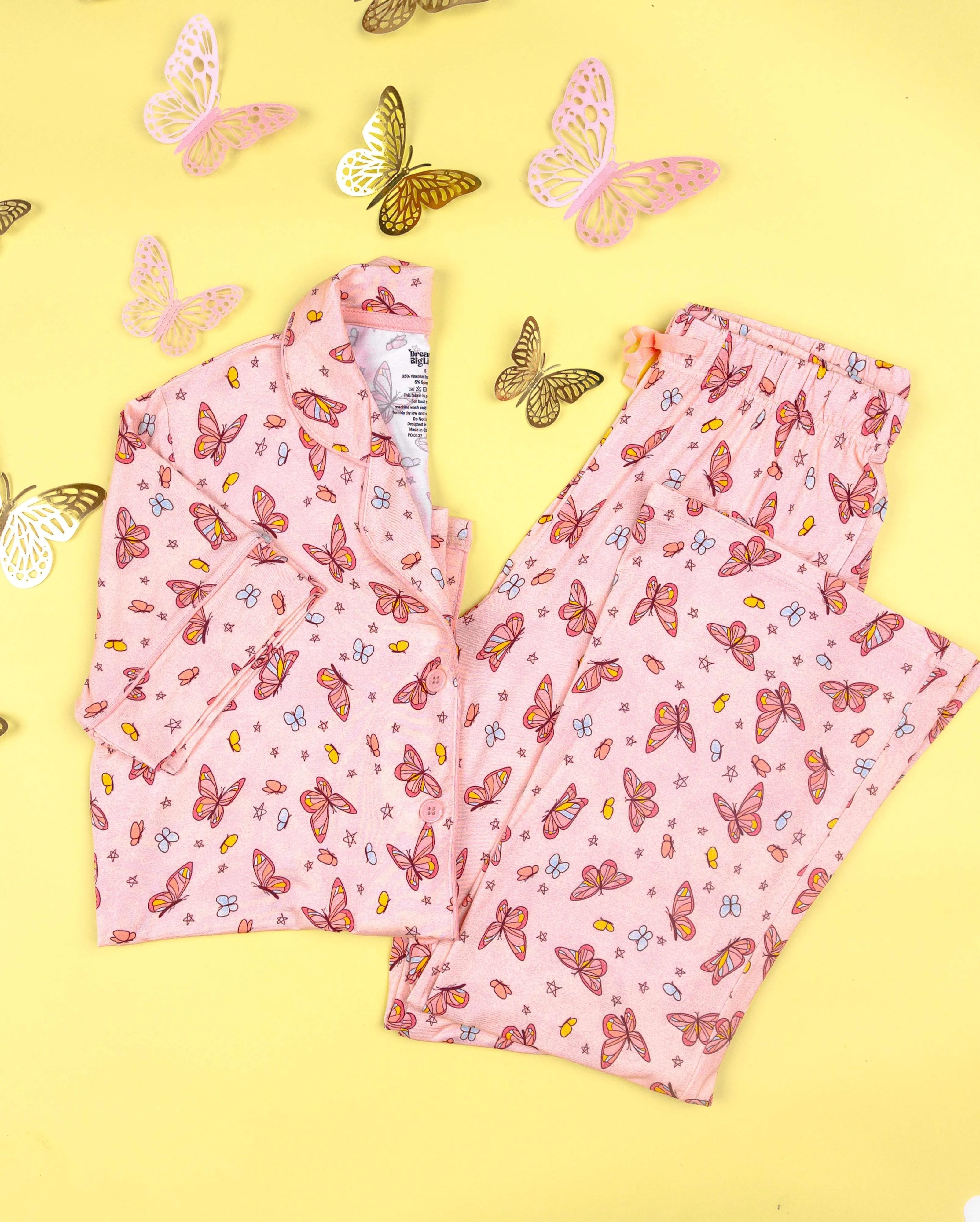 Chasing Butterflies Women's Nursing Pajamas