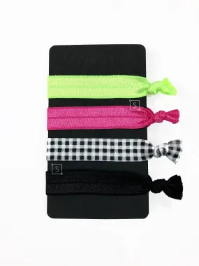 Checkered Flo Hair Ties