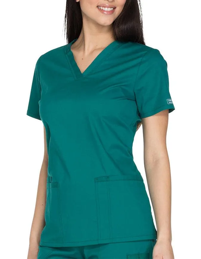 Cherokee Workwear Core Stretch Women's V-neck Basic Scrub Top