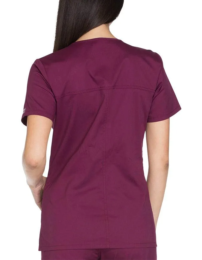 Cherokee Workwear Core Stretch Women's V-neck Basic Scrub Top