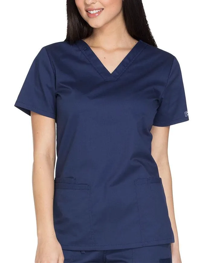 Cherokee Workwear Core Stretch Women's V-neck Basic Scrub Top