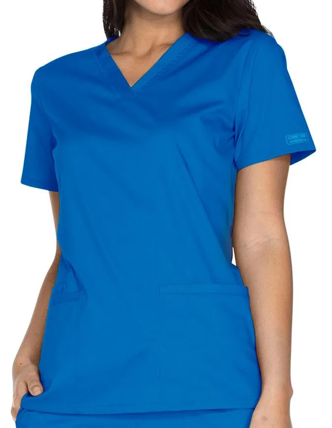 Cherokee Workwear Core Stretch Women's V-neck Basic Scrub Top