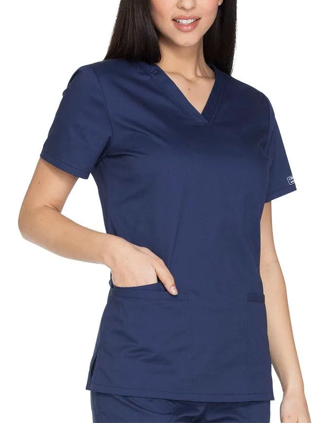 Cherokee Workwear Core Stretch Women's V-neck Basic Scrub Top