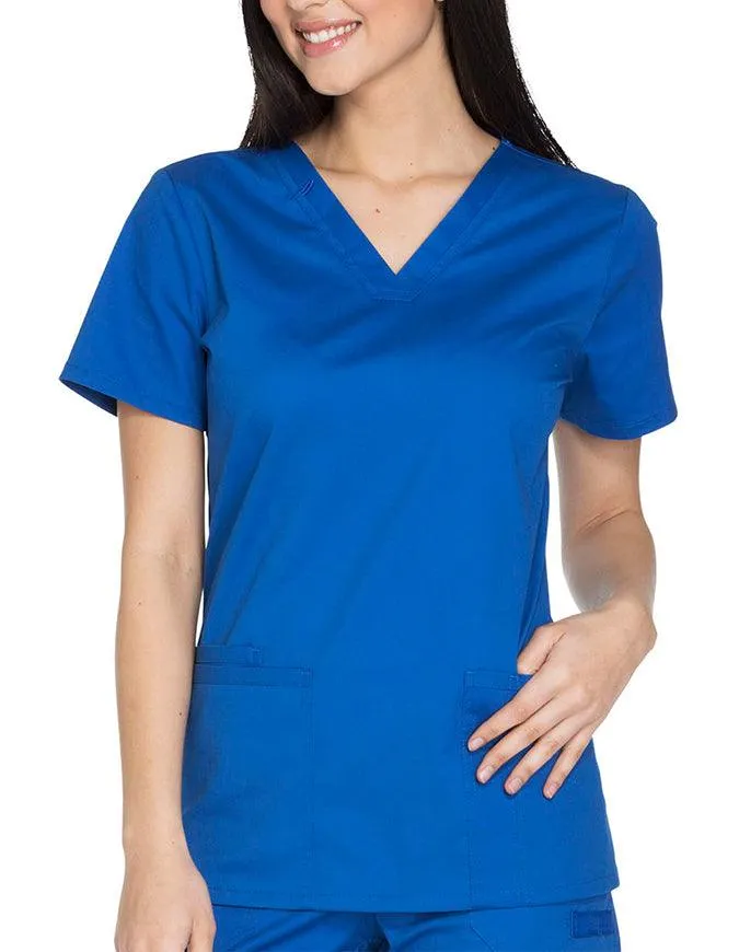 Cherokee Workwear Core Stretch Women's V-neck Basic Scrub Top