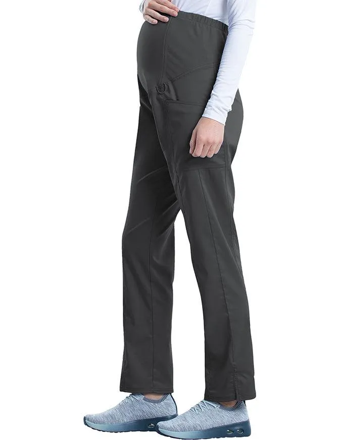 Cherokee Workwear Revolution Women's Slim Fit Maternity Tall Pant