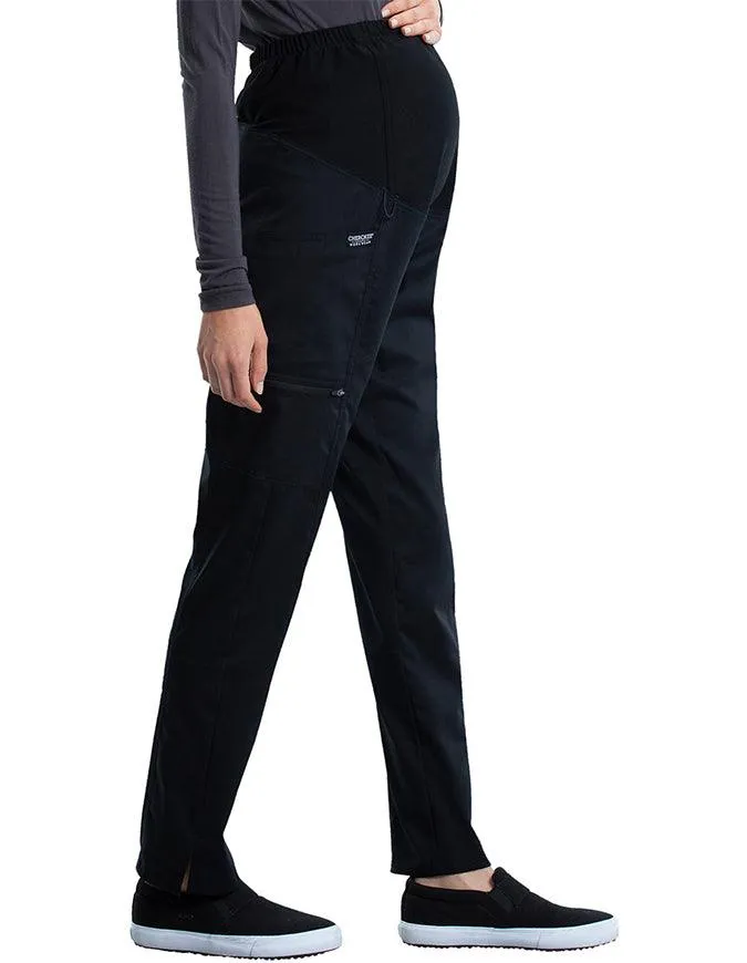 Cherokee Workwear Revolution Women's Slim Fit Maternity Tall Pant