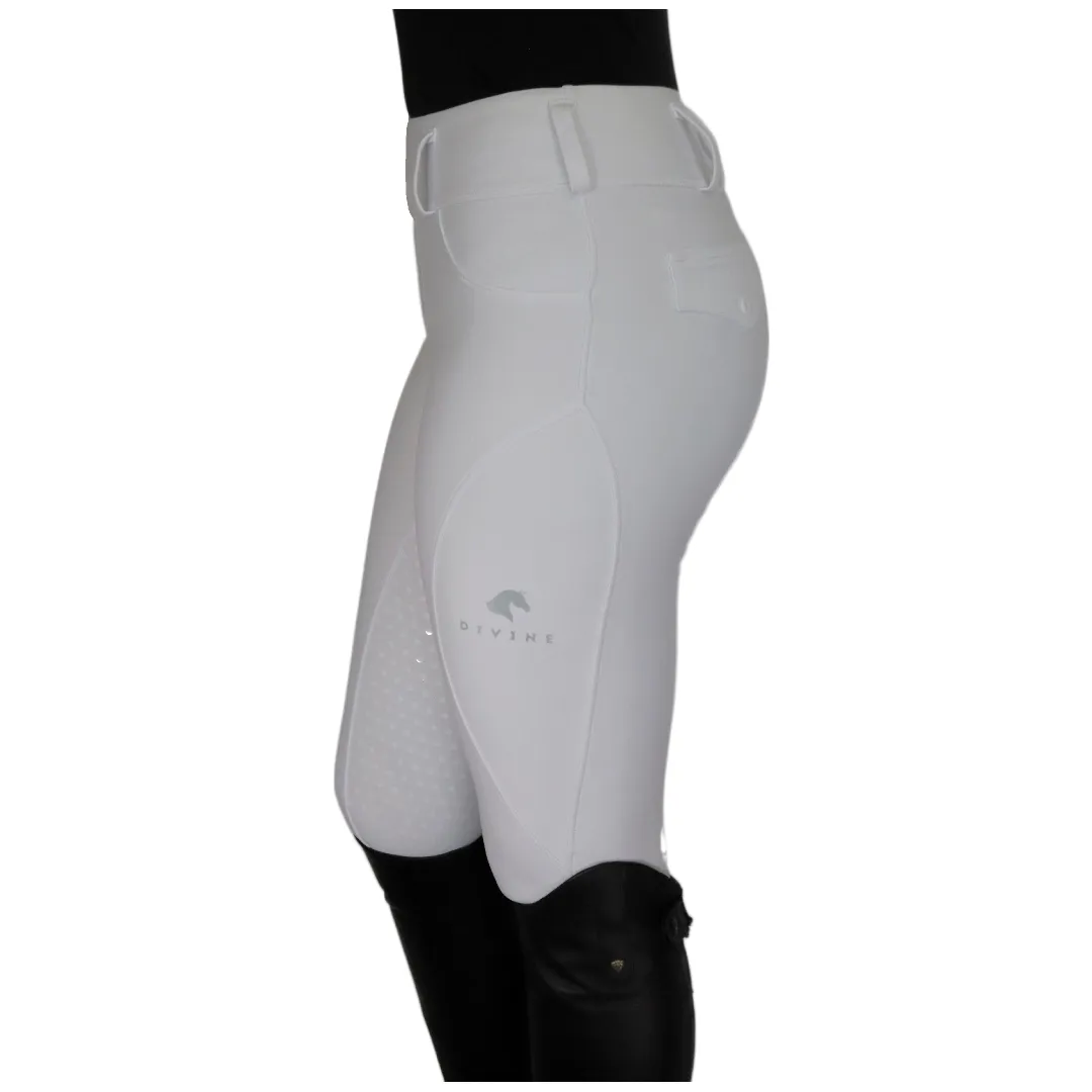 Comfort Grip Leggings - White