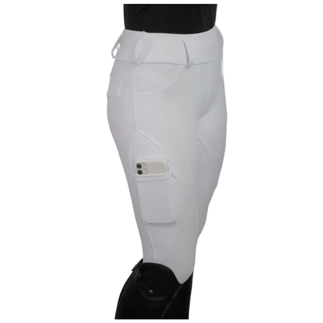 Comfort Grip Leggings - White