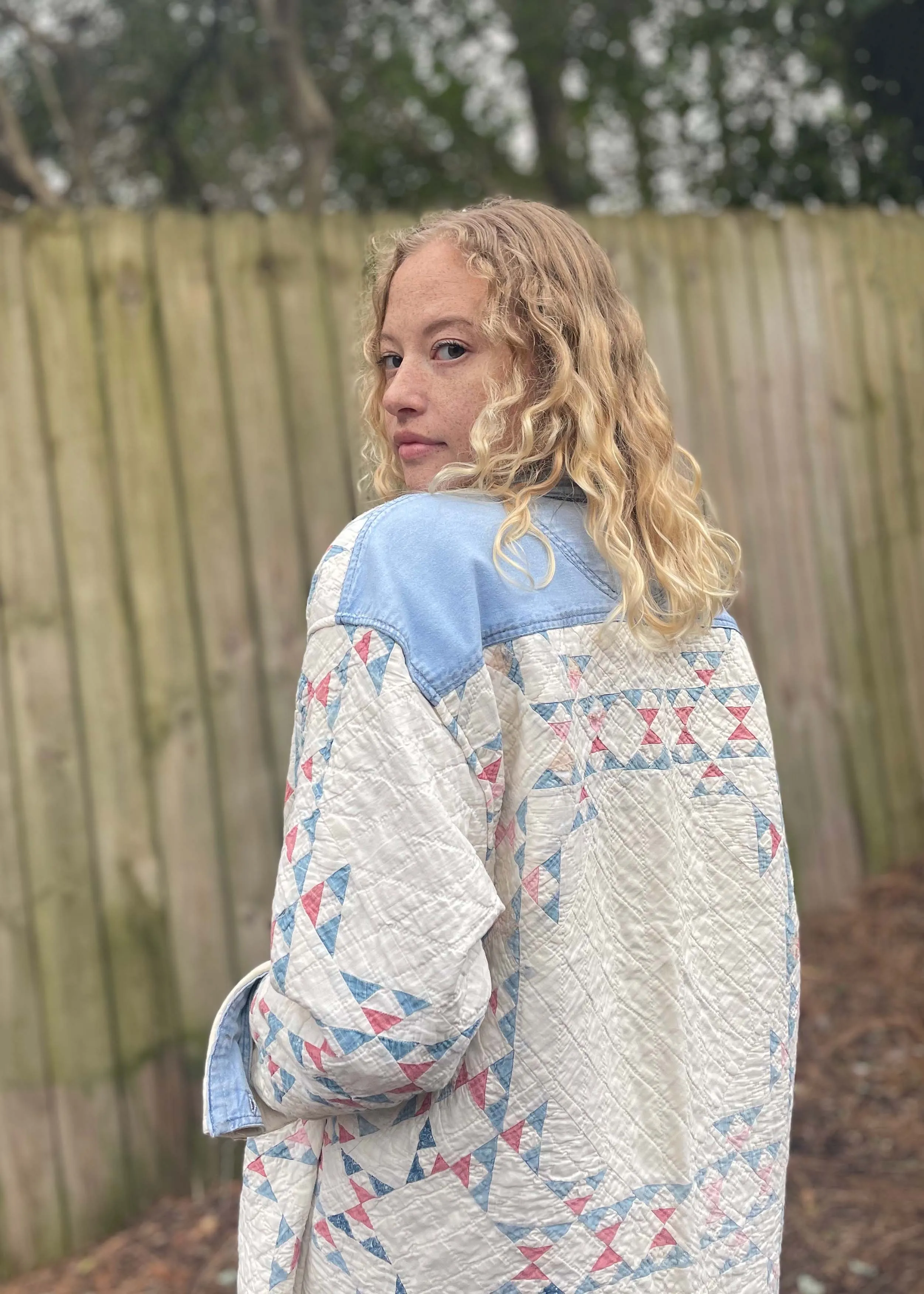 Copy of Full length Quilted Shacket