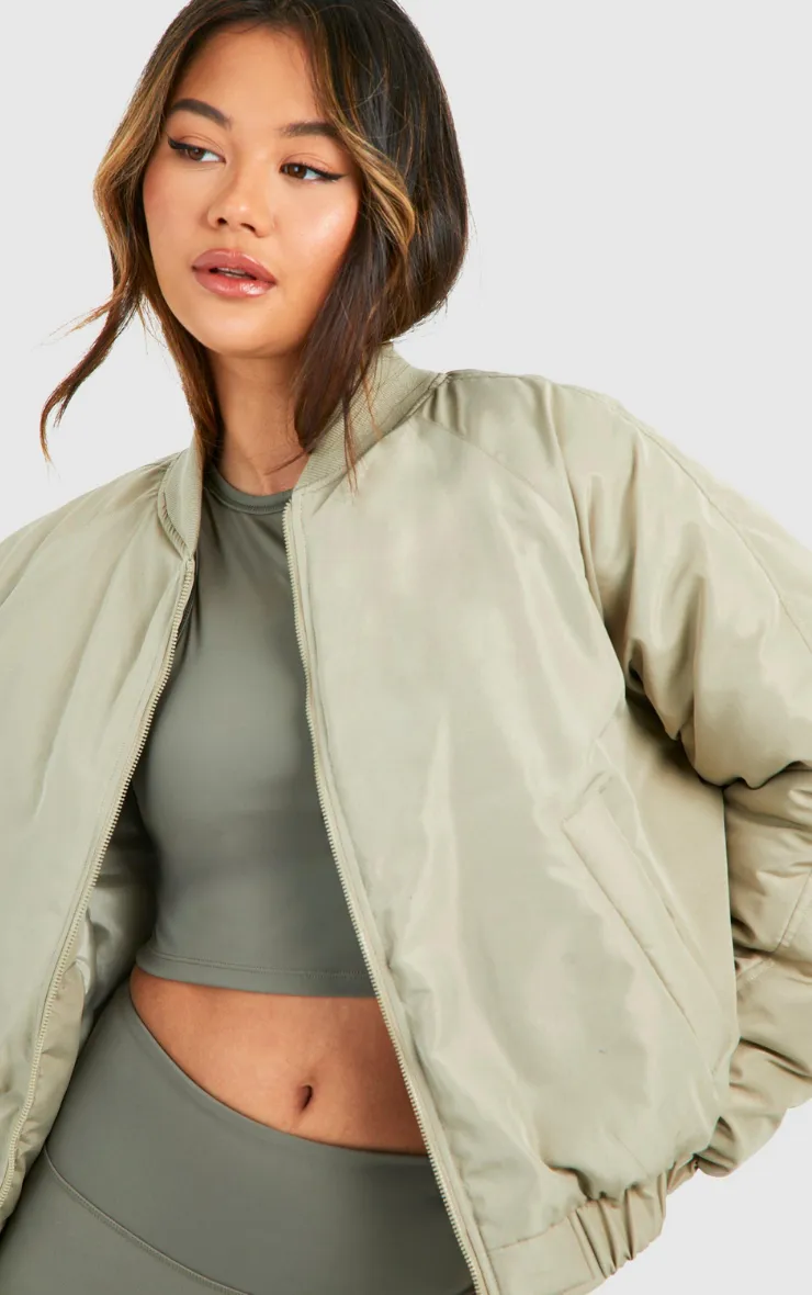 CROPPED BOMBER JACKET