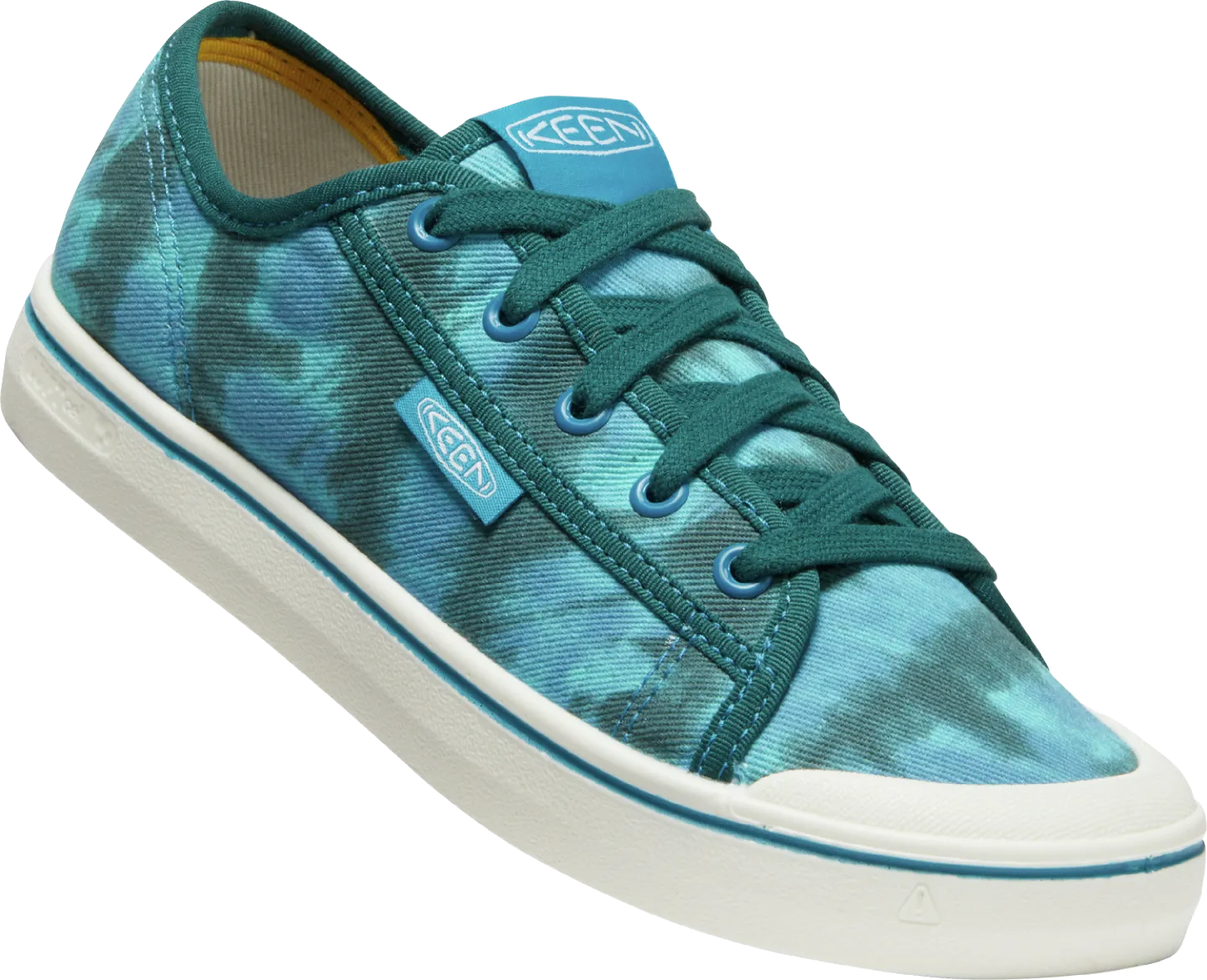 Elsa Canvas Retro Sneaker in Sea Moss Tie Dye CLOSEOUTS