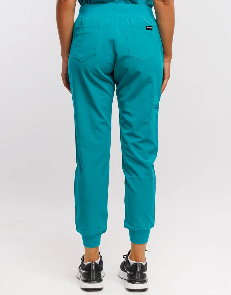 Essential Jogger Scrub Pants - Sydney Teal