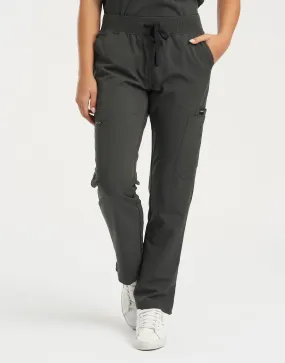 Essential Multi-Pocket Scrub Pants - Asphalt