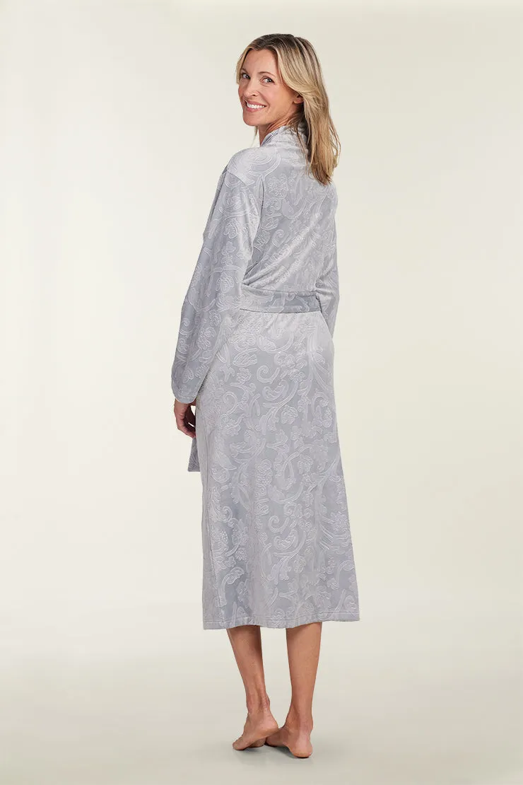 Fleece Long Wrap Robe | Clearance only