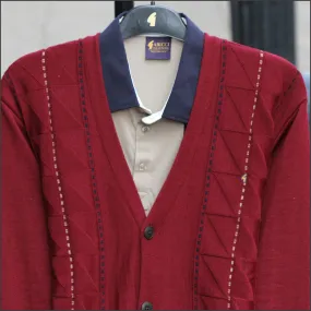 Gabicci M07 Berry Pattern Cardigan/