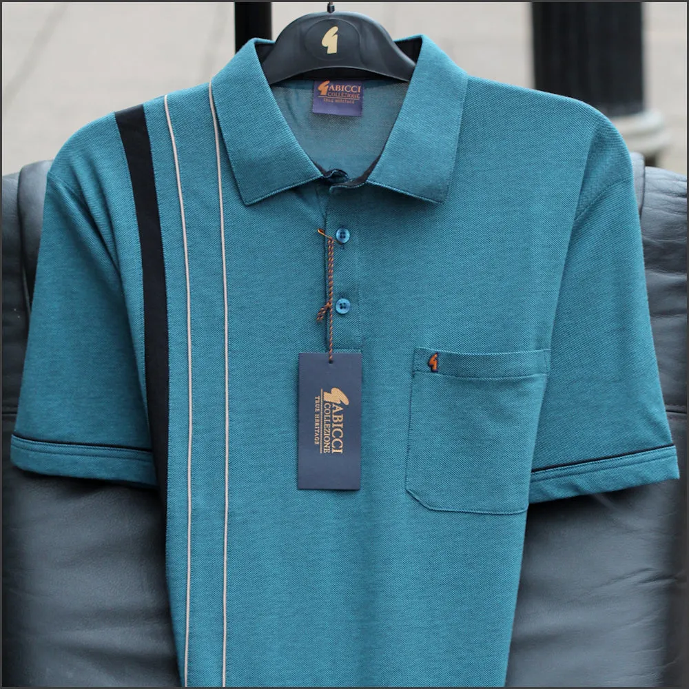 Gabicci X05 Teal Pattern T Shirt/